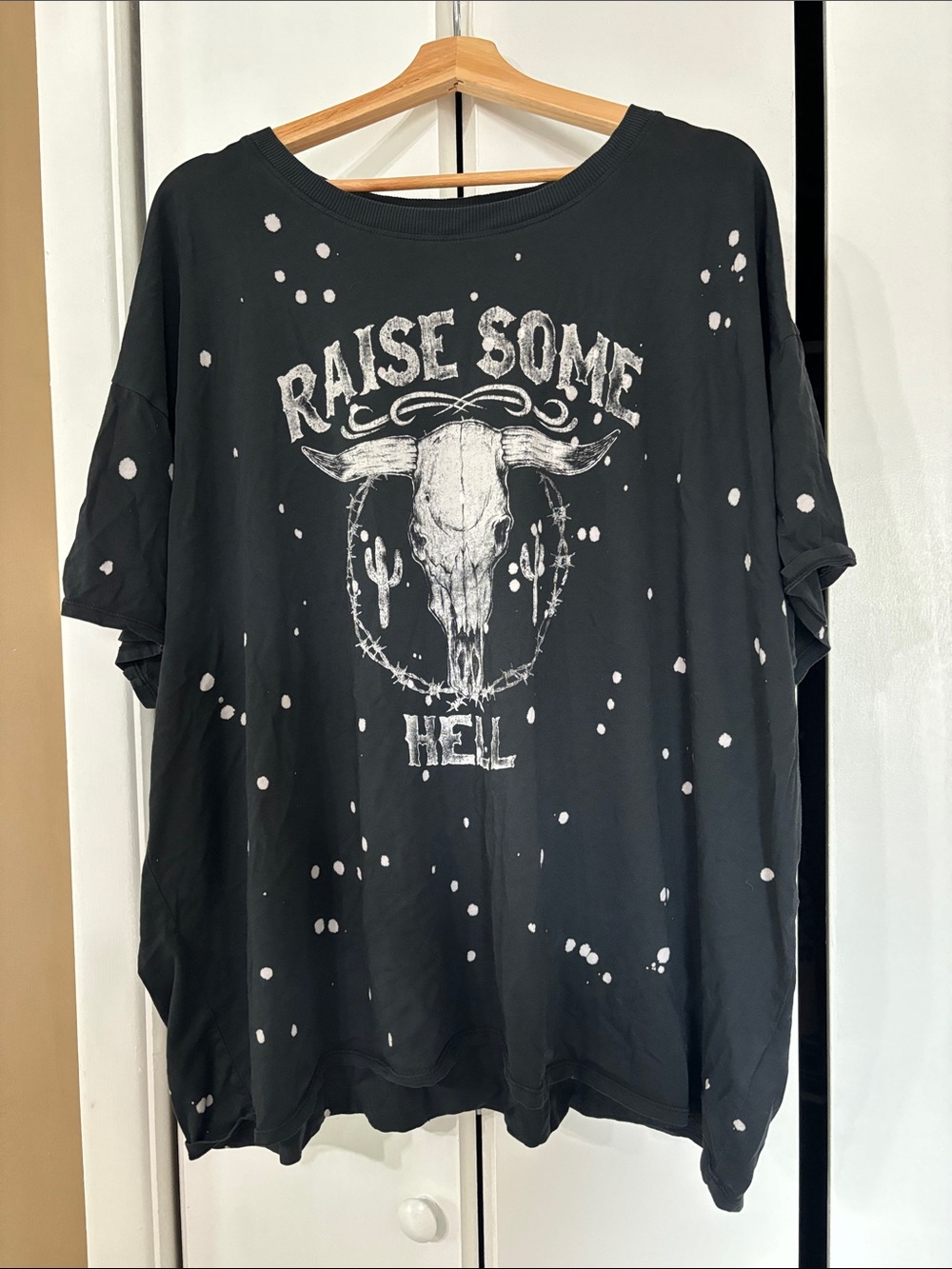 Torrid raise some hell Relaxed Fit Heritage Jersey Oversized Tunic Tee